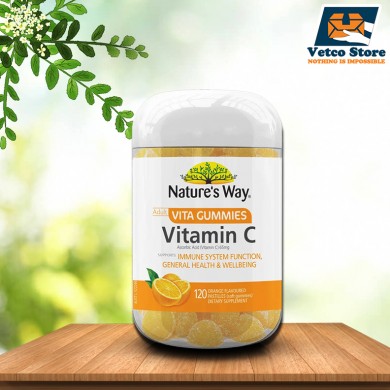 Kẹo bổ sung Vitamin C Nature's Way Cho Người Lớn 120 viên
